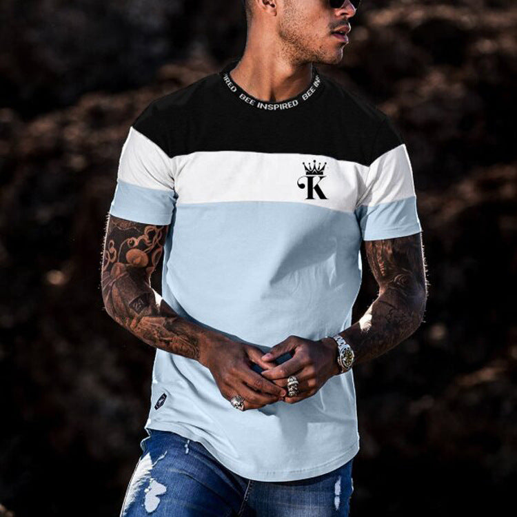 Casual Round Neck T-Shirt – Short Sleeve Digital Print Tee Casual Round Neck Short Sleeve Digital P | Ectron Online