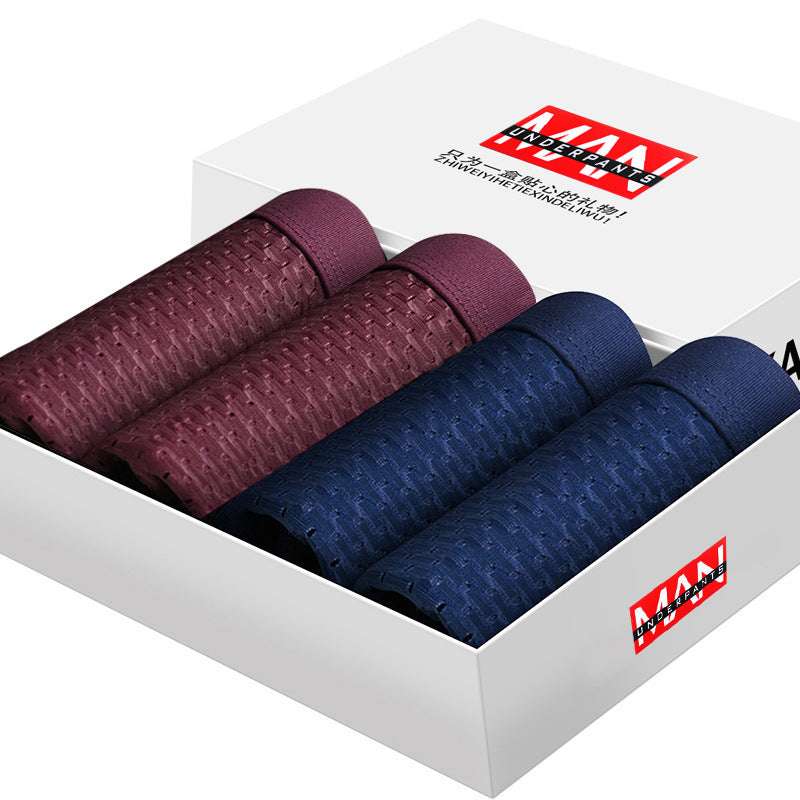 4-Pack Men's Boxer Briefs - Comfortable and Breathable Underwear & Loungewear | Ectron Online