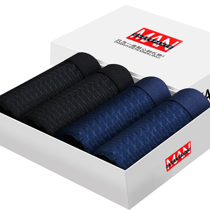 4-Pack Men's Boxer Briefs - Comfortable and Breathable Underwear & Loungewear | Ectron Online