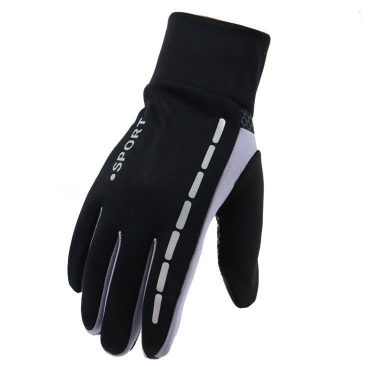 Outdoor Driving Men's Sports Fitness Autumn And Winter Cycling Gloves