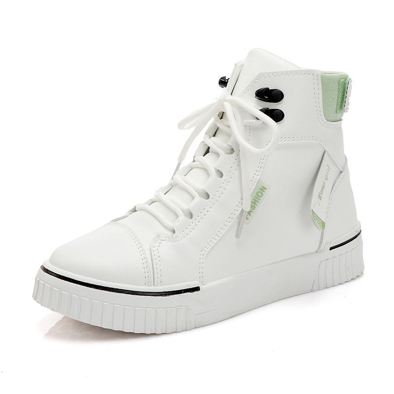 Shop White High-Top Athletic Sneakers High-Top White Sports Sneakers | Ectron Online