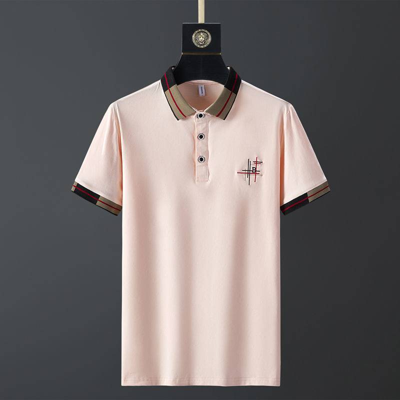 Men’s Slim Fit Polo Shirt – Trendy Collar T-Shirt Style Trendy Slim Shirt Collar POLO Shirt Men' | Ectron Online