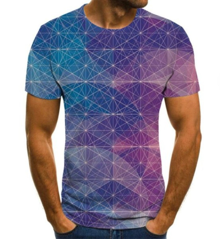 3D Camouflage Print T-Shirt – Unisex Casual Short Sleeve Top New 3D Digital Printing Camouflage Short | Ectron Online