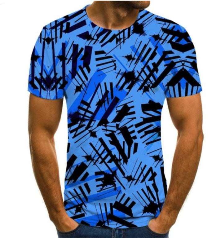 3D Camouflage Print T-Shirt – Unisex Casual Short Sleeve Top New 3D Digital Printing Camouflage Short | Ectron Online