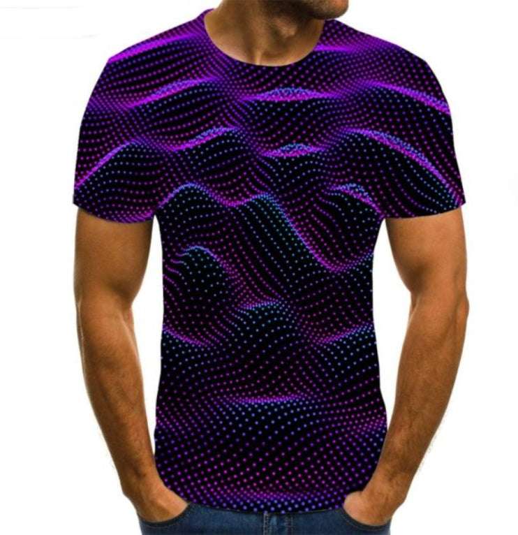 3D Camouflage Print T-Shirt – Unisex Casual Short Sleeve Top New 3D Digital Printing Camouflage Short | Ectron Online