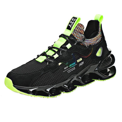 Summer Breathable Black Casual Sneakers