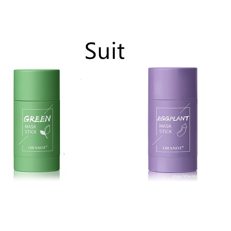Green Tea Solid Mud Mask Stick - Deep Moisturizing & Pore Purifying