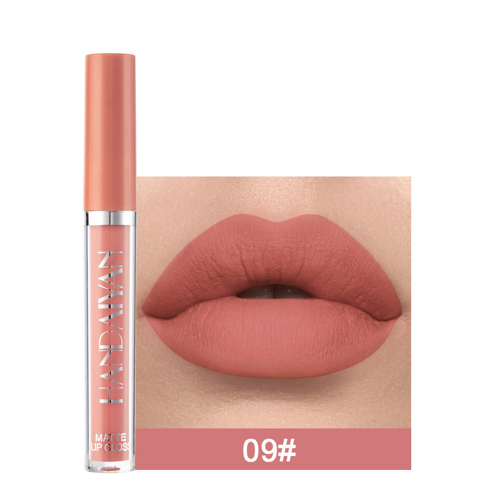 Handaiyan Matte Liquid Lipstick – Waterproof, Non-Stick Mini Gloss Handaiyan Matte Lip Glaze Liquid Lipstic | Ectron Online