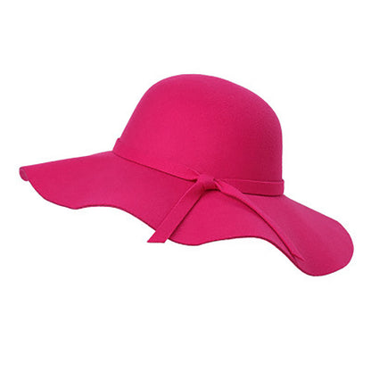 Dome wave side sun hat female