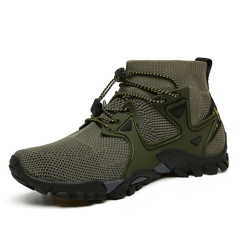 Men’s Breathable High-Top Hiking Shoes – Outdoor & Amphibious Breathable High-top Outdoor Hiking Shoes | Ectron Online