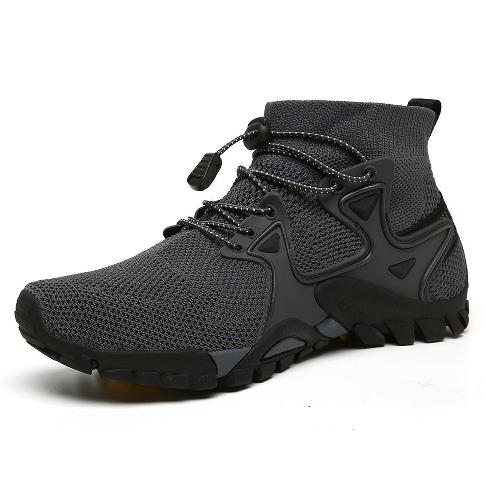 Men’s Breathable High-Top Hiking Shoes – Outdoor & Amphibious Breathable High-top Outdoor Hiking Shoes | Ectron Online