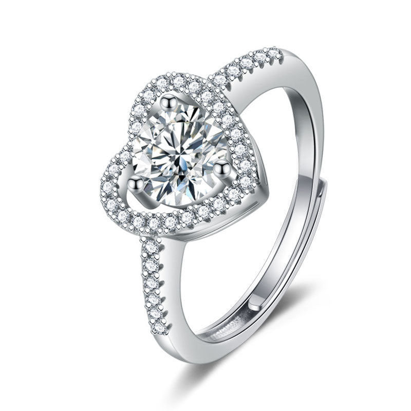 Female Ring Imitation Moissan Diamond Ring Female