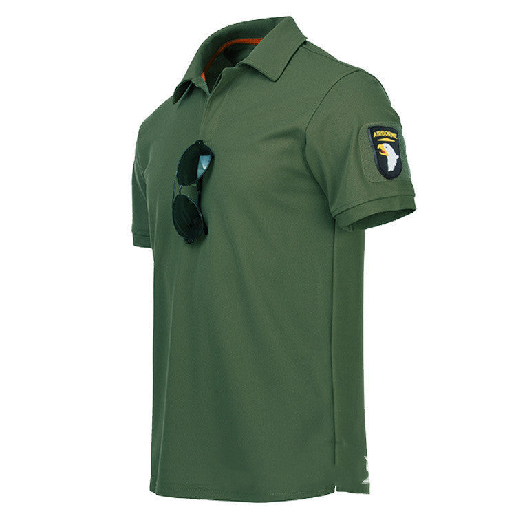 Men’s Special Forces Tactical Polo – Army Fan Short Sleeve Tee Special Forces T-shirt Men's Army Fan T-shirt Short Sleeve Tactical Lapel Polo Shirt T-shirt | Ectron Online