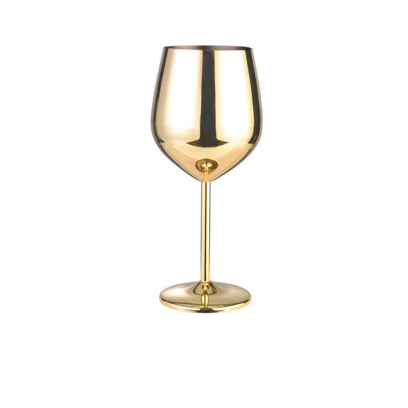 Premium Stainless Steel Wine Glass - Shatterproof & Insulated Stemware