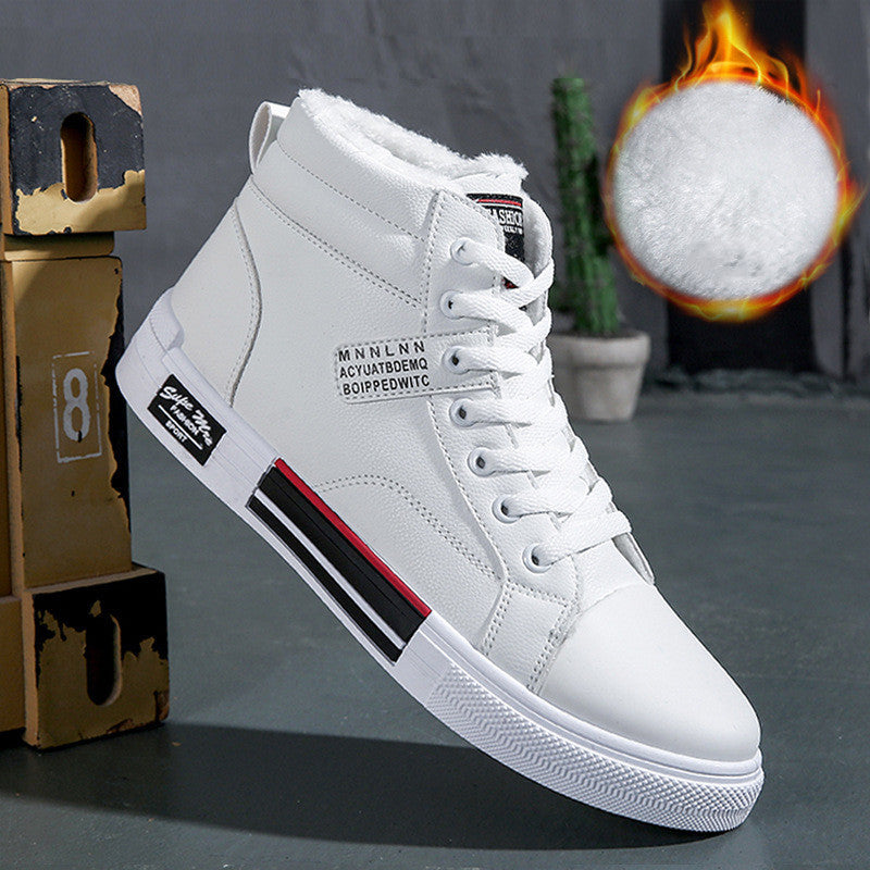 New High-Top Sneakers with Velvet Lining – Warm & Stylish New High-top Sneakers With Velvet To Kee | Ectron Online