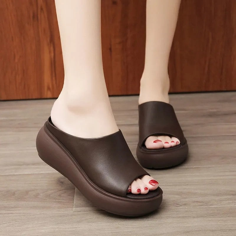 Fashion Platform Wedge Heel Sandals & Slippers for Women Fashion Platform Wedge Heel Women Sandal | Ectron Online