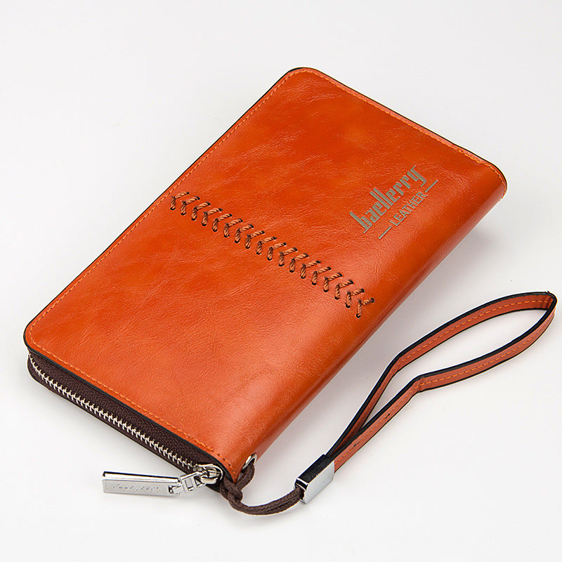 Multifunctional Leather Clutch Bag & Wallet for Men Leather Men's Clutch Bag Multifunctional | Ectron Online
