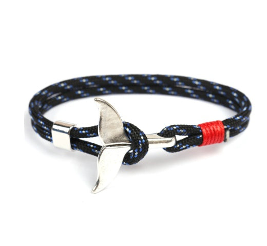 Maritime Magic | Anchor and Whale Tail Jewelry Bracelet | Ectron Online