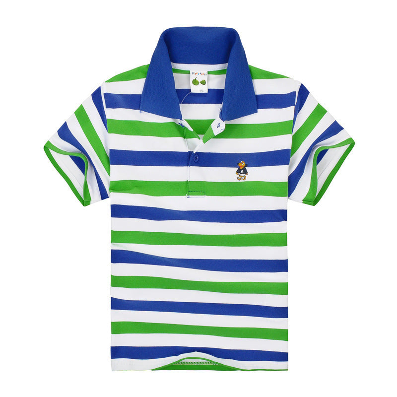 Kids' CUHK Striped Polo Shirt - Cotton & Comfy CUHK Children's T-shirt Cotton Striped L | Ectron Online