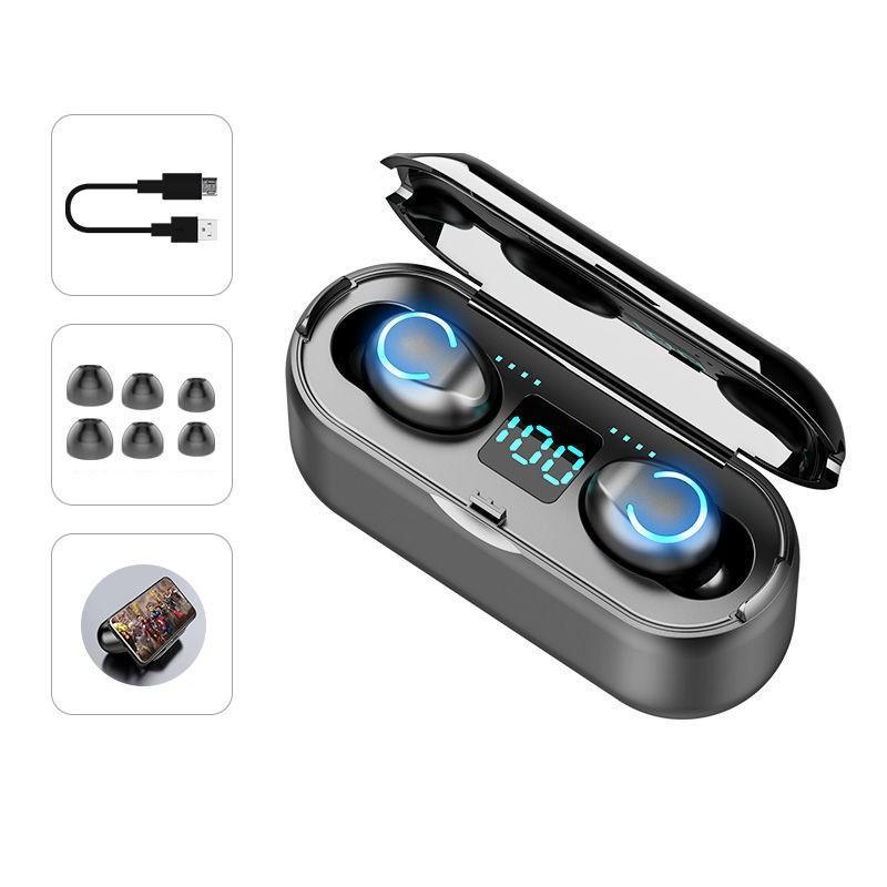 Wireless Bluetooth TWS Headset with Power Display Wireless Bluetooth Headset Binaural TWS | Ectron Online
