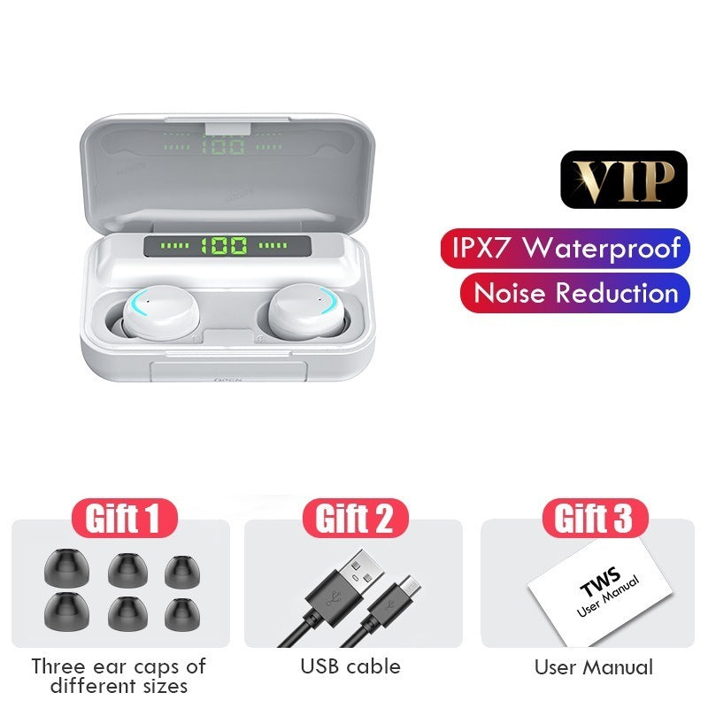Wireless Bluetooth TWS Headset with Power Display Wireless Bluetooth Headset Binaural TWS | Ectron Online