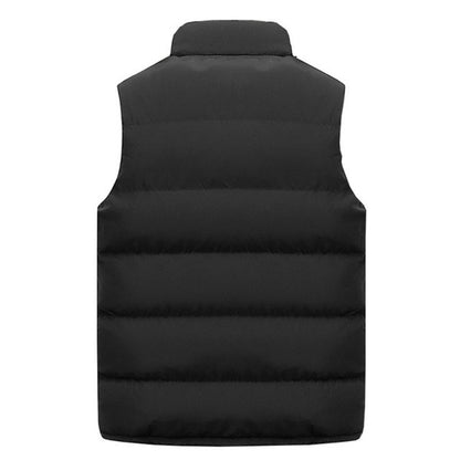 Men's Cotton-padded Coat Vest Leisure Warm