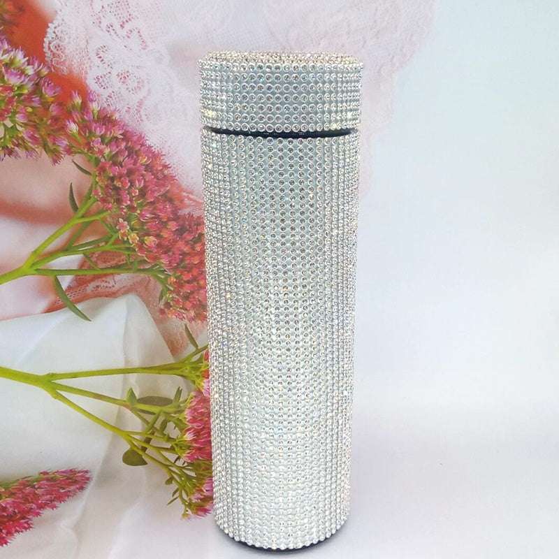 Luxury Flash Diamond Vacuum Flask - Sparkling Thermal Bottle Luxury flash diamond vacuum flask | Ectron Online