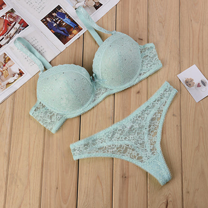 Thong Lace Bra Sexy Lingerie Bra Set