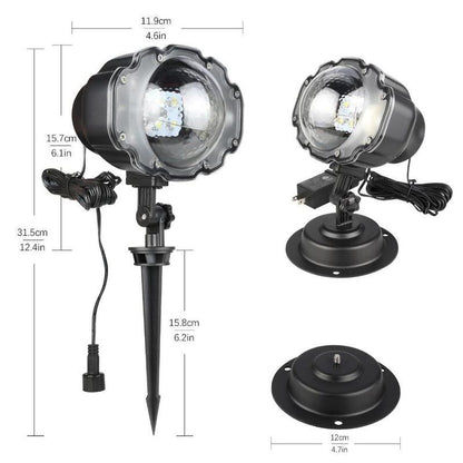 LED Christmas Snowfall Projector Light