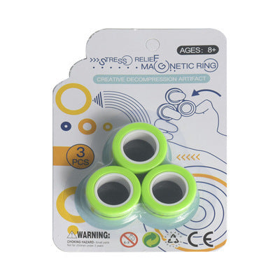 Decompression Artifact Magnetic Ring | Stress Relief and Style Magnetic Ring | Ectron Online