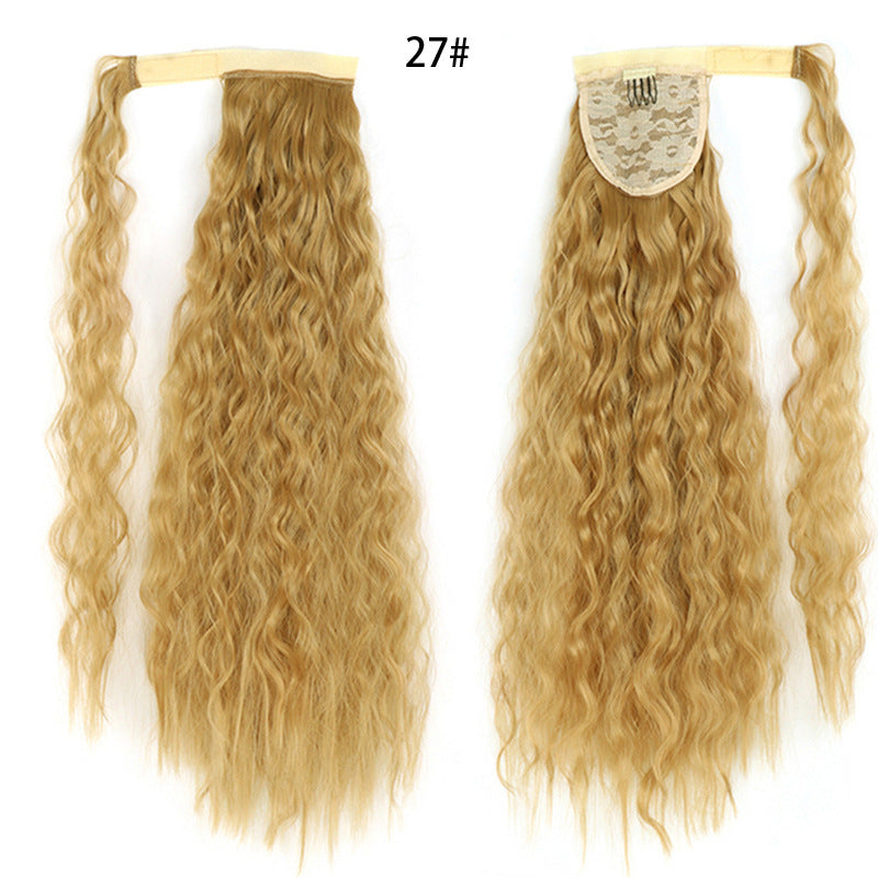 Water Wave Ponytail Wig - Elegant & Easy Style Ponytail Wig Water Wave Velcro Banding C | Ectron Online