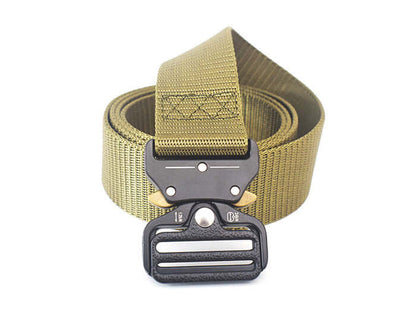 Cobra Buckle Tactical Belt featuring a robust cobra buckle and durable, high-strength materials for reliable performance.
