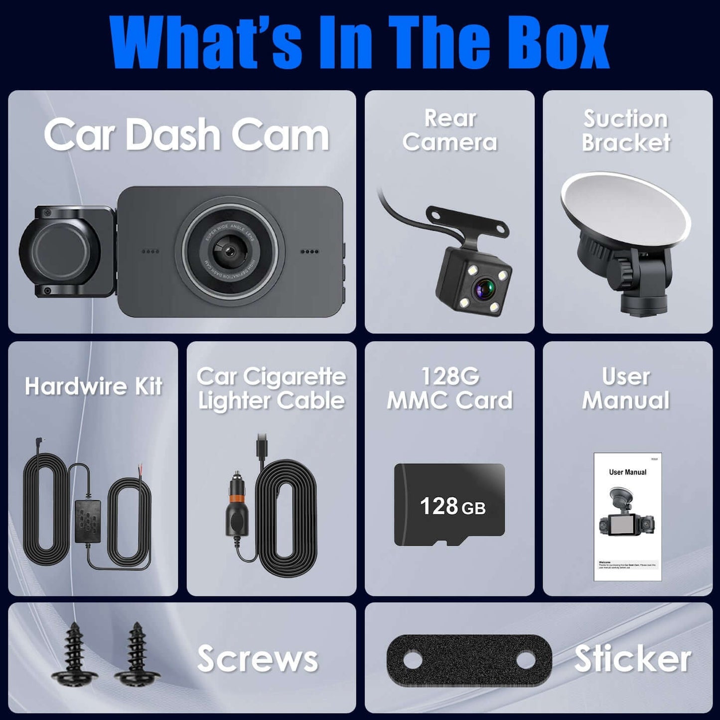 4-Channel 360° Dash Cam with 128GB Card 4 Channel Car Dash Cam With 128G MMC Car | Ectron Online