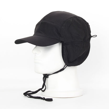 Water Repellent Warm With Velvet Baseball Earmuffs Hat