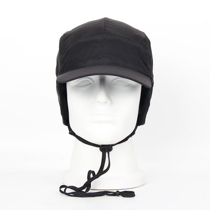 Water Repellent Warm With Velvet Baseball Earmuffs Hat