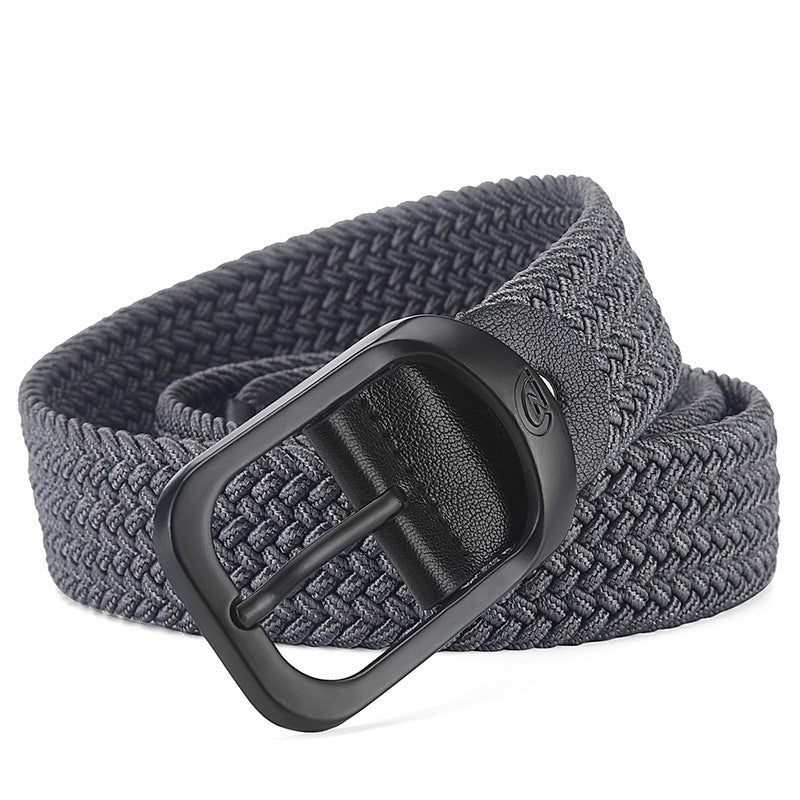 Fashion Casual New Style Men's Toothless Buckle Belt