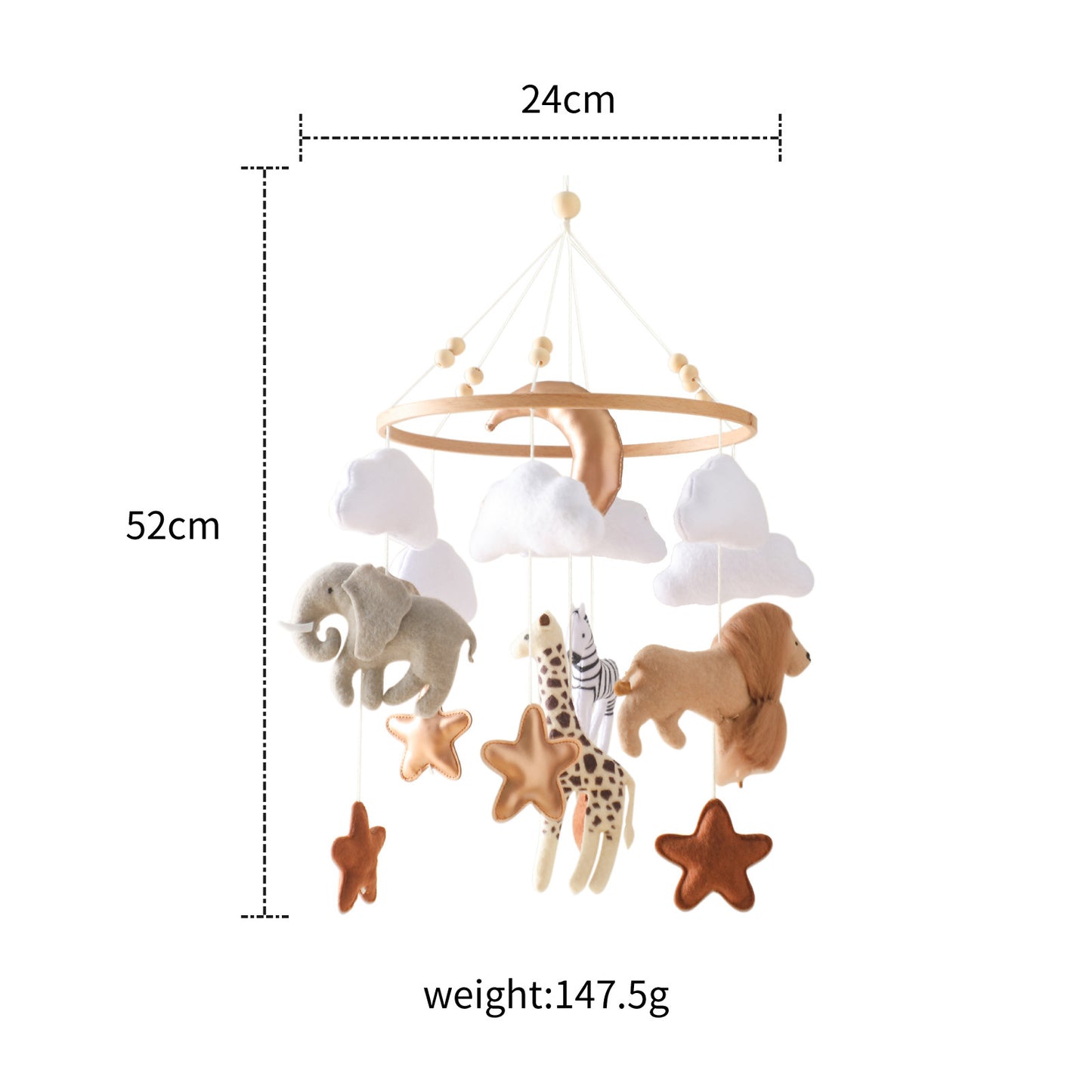 Forest Animal Crib Mobile