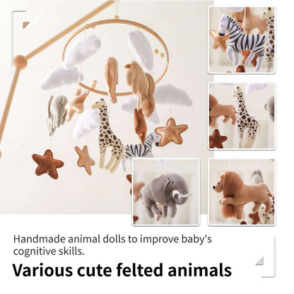 Forest Animal Crib Mobile Room Hand-eye Coordination Decoration Wi | Ectron Online