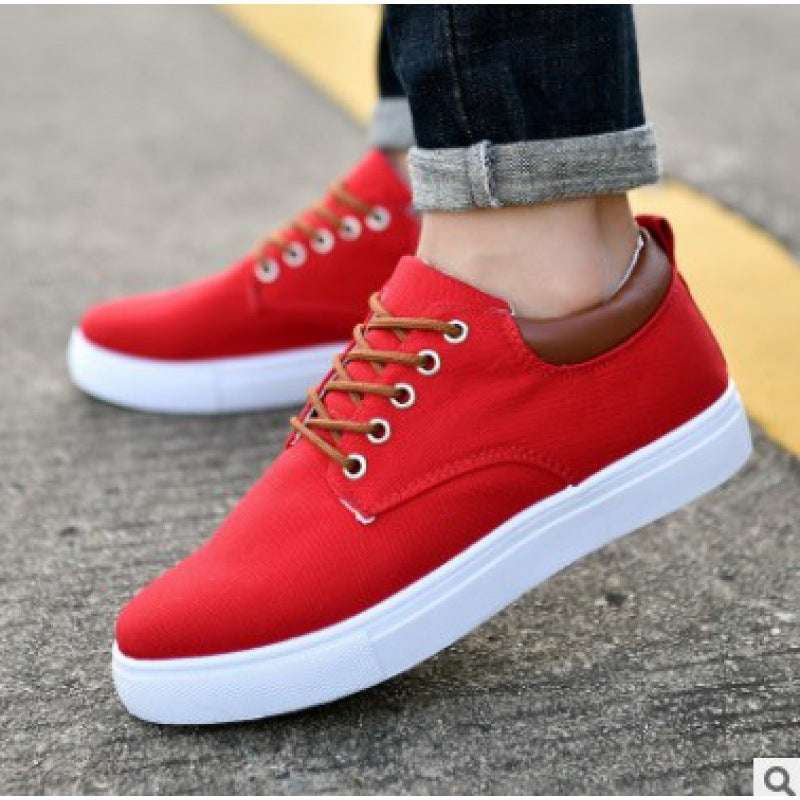 Korean Breathable Men’s Casual Canvas Sport Sneakers Korean Breathable Men's Casual Canvas Sp | Ectron Online