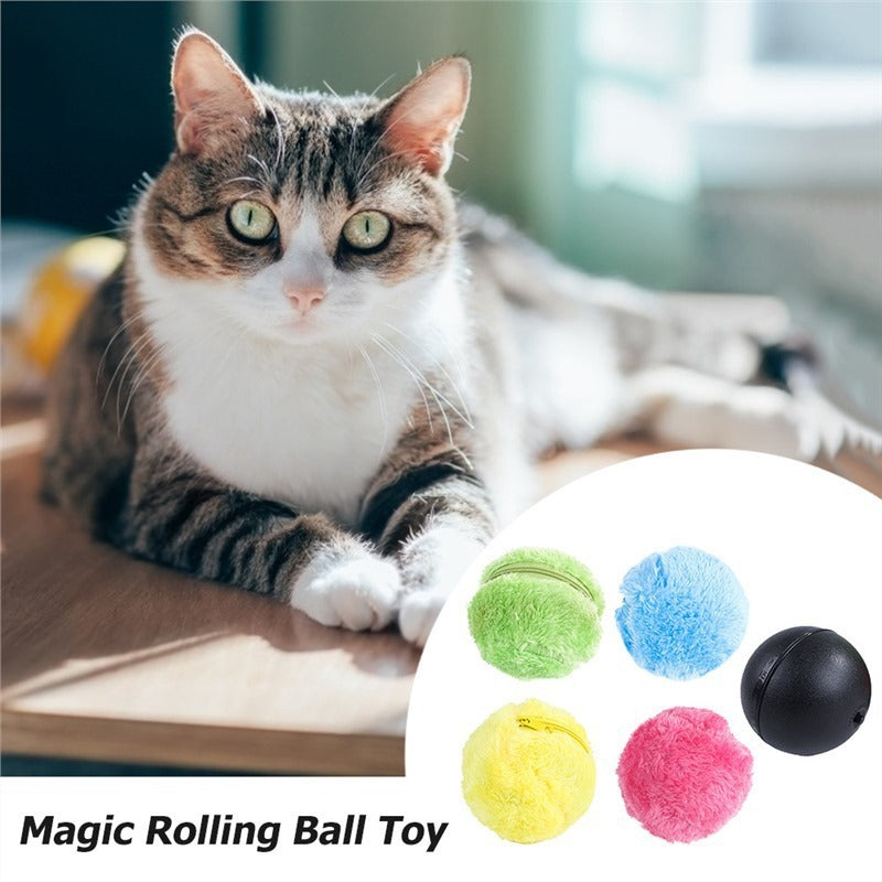 Cat Dog Teddy Interactive Relieving Stuffy Electric Pet Plush Toy Ball