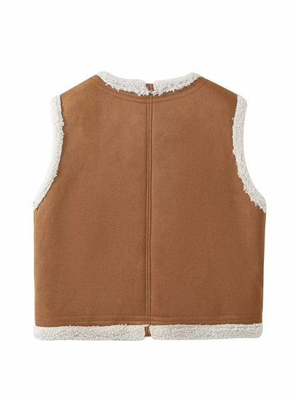 Women's Fashion Lamb Wool Vest