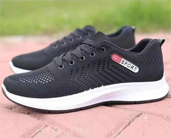 Men's Fly Woven Mesh Fashionable All-match Breathable Casual Shoes