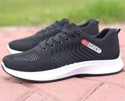 Men's Fly Woven Mesh Fashionable All-match Breathable Casual Shoes