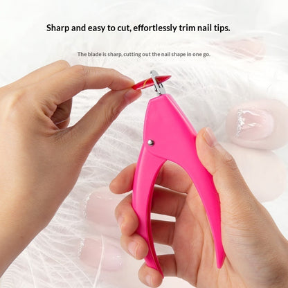 Crystal Light Therapy Extension Shaping Scissors Fake Nail Clippers Nail File Straight Scissors Manicure Tools