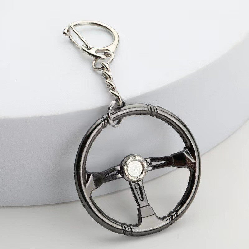 Racing Steering Wheel Cool Modification Car Key Ring