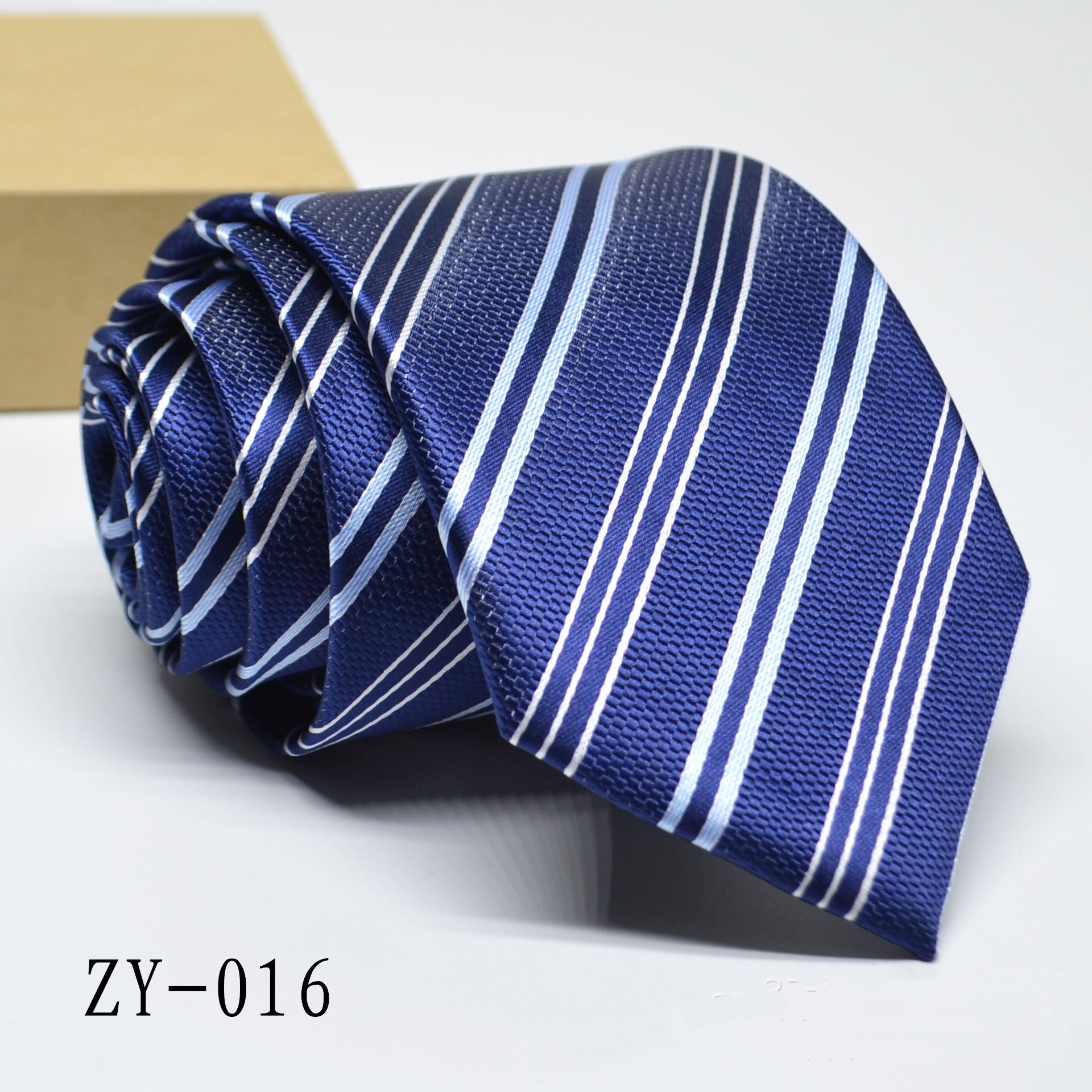 New Men's Hot Sale 1200D Striped Tie Men's Tie | Ectron Online