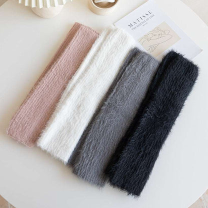 Thickened Feather Yarn Foot Sock Containing Cashmere Bunching Socks