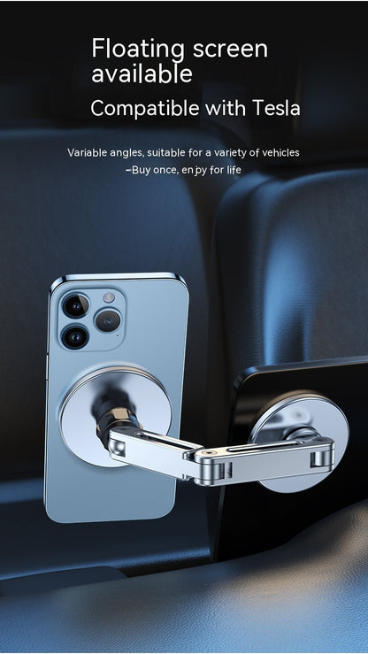 Magnetic Car Phone Holder Hanging Screen Car 360 Degree Rotating Metal Aluminum Alloy