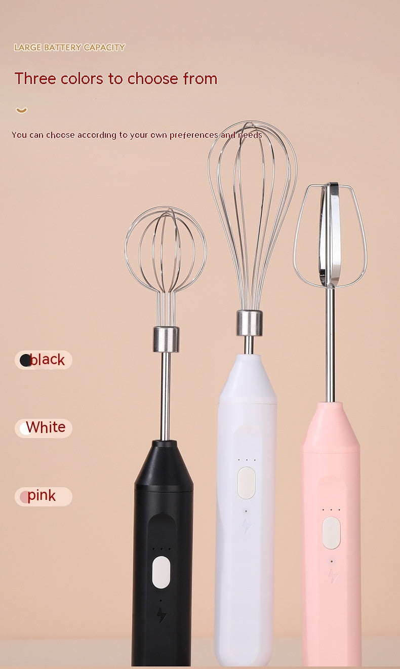 Handheld Electric Egg Beater For Home Baking Of Cakes