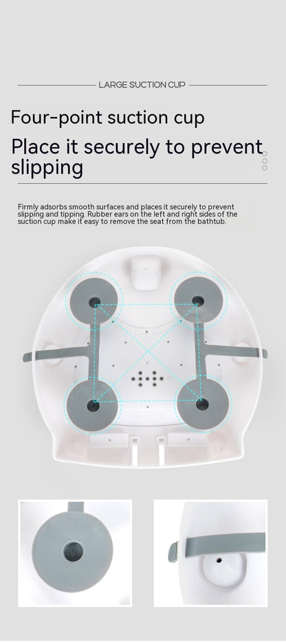 Environmental Anti-dumping Baby Bath Stool Safety Chair